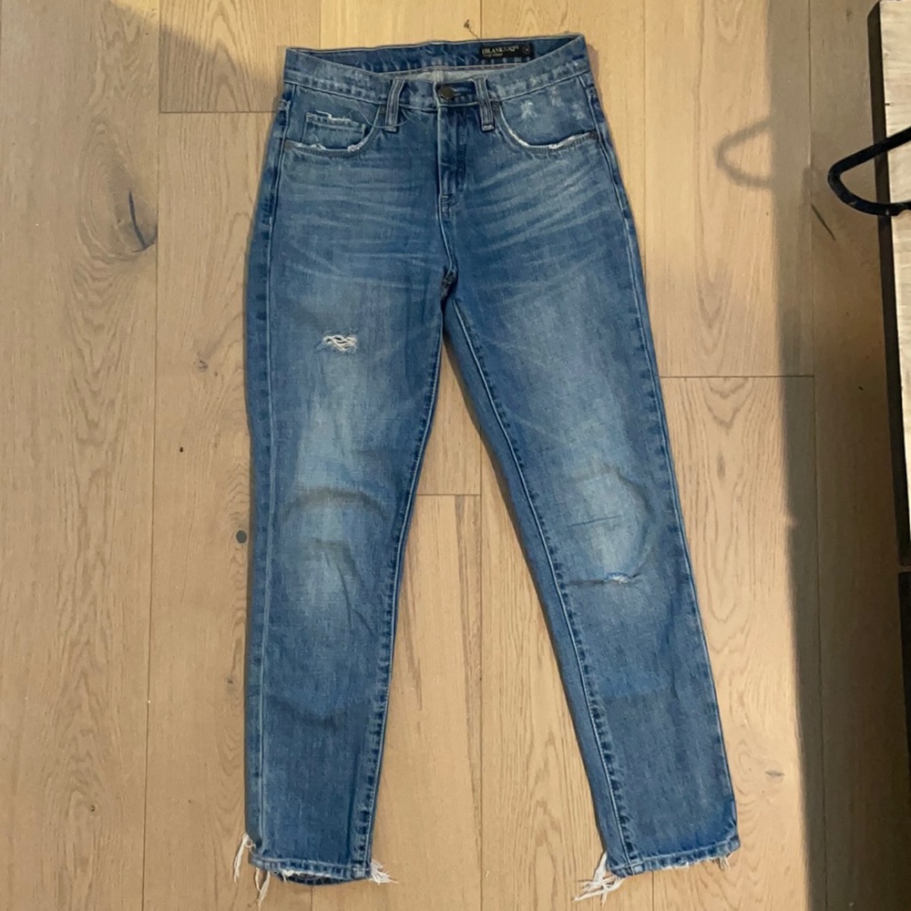 Blank NYC Hi rise tapered denim 24